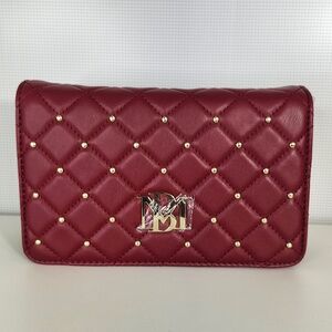 Badgley Mischka Brick Red Quilted Crossbody Bag | NWT | MSRP $99